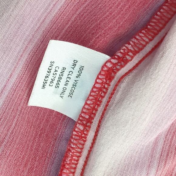 Something Navy Womens Dress Striped Red Pink Mini Blogger Favorite Size‎ Small - Picture 7 of 8